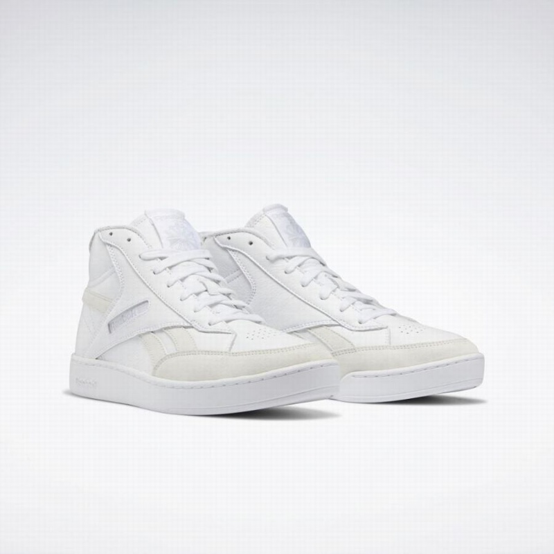 Reebok Club C Form Hi Men's Shoes White Grey | PLT178RS