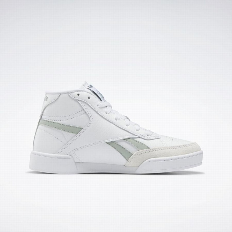 Reebok Club C Form Hi Women's Shoes White Green | CVX4636FT