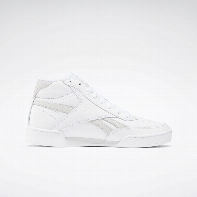 Reebok Club C Form Hi Women's Shoes White Grey | UOK4831VA