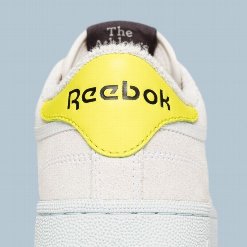 Reebok Club C Men's Shoes White Green | FQC2582EW