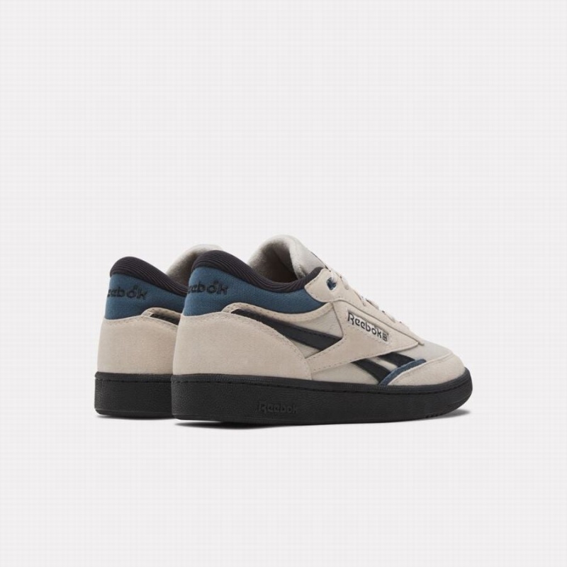 Reebok Club C Mid Ii Revenge Vintage Women's Shoes White Blue Black | PLE379QQ