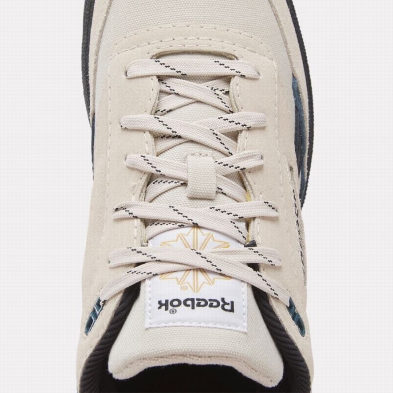 Reebok Club C Mid Ii Revenge Vintage Women's Shoes White Blue Black | PLE379QQ