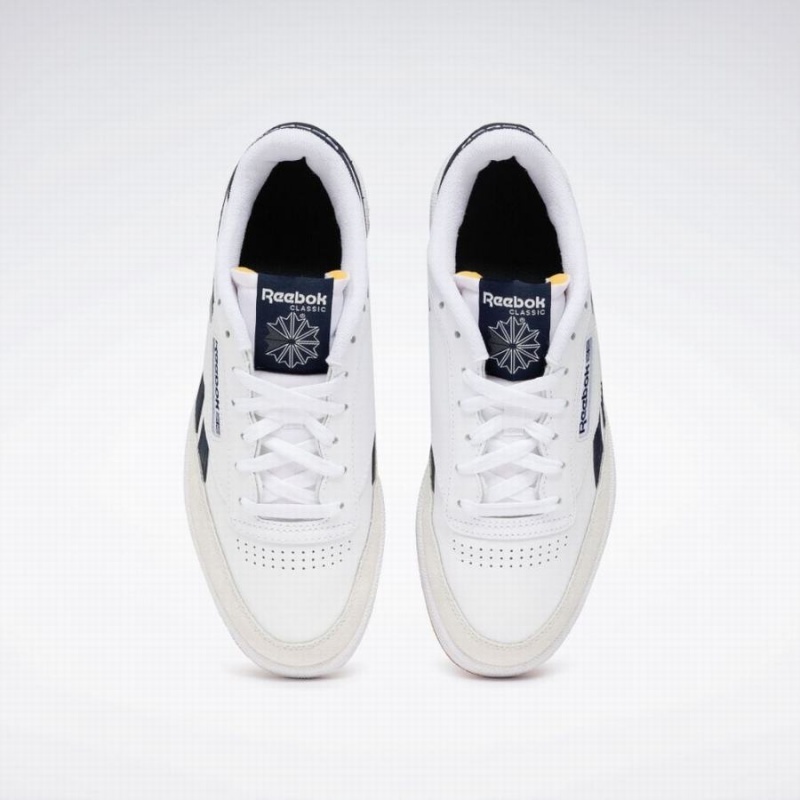 Reebok Club C Revenge Men's Shoes White Navy Grey | ZTG1990VP