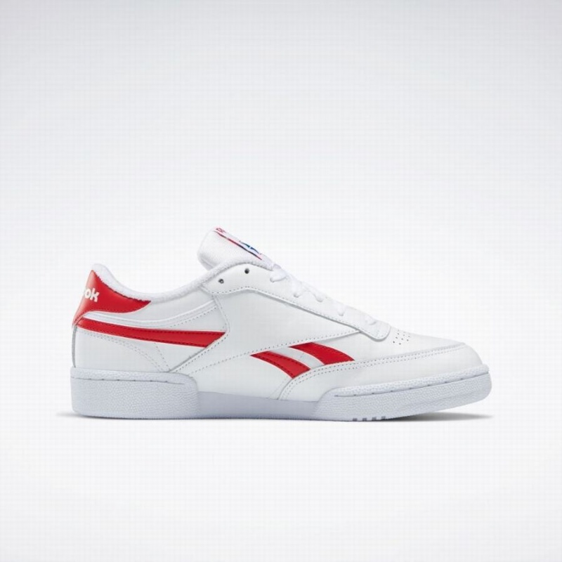 Reebok Club C Revenge Men's Shoes White Red | AFD3415WN