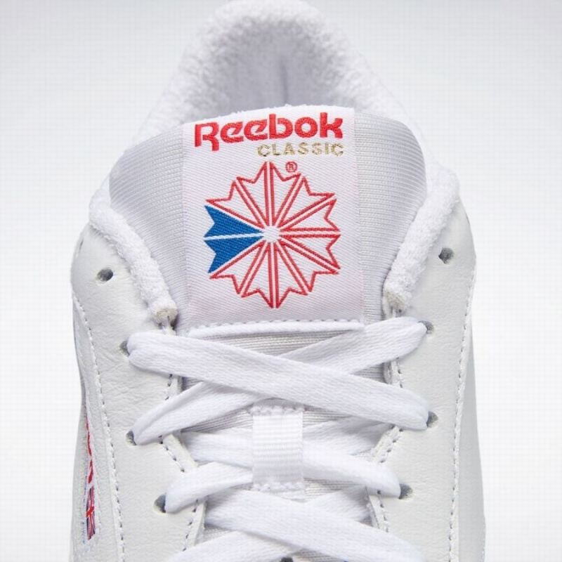 Reebok Club C Revenge Men's Shoes White Red | AFD3415WN