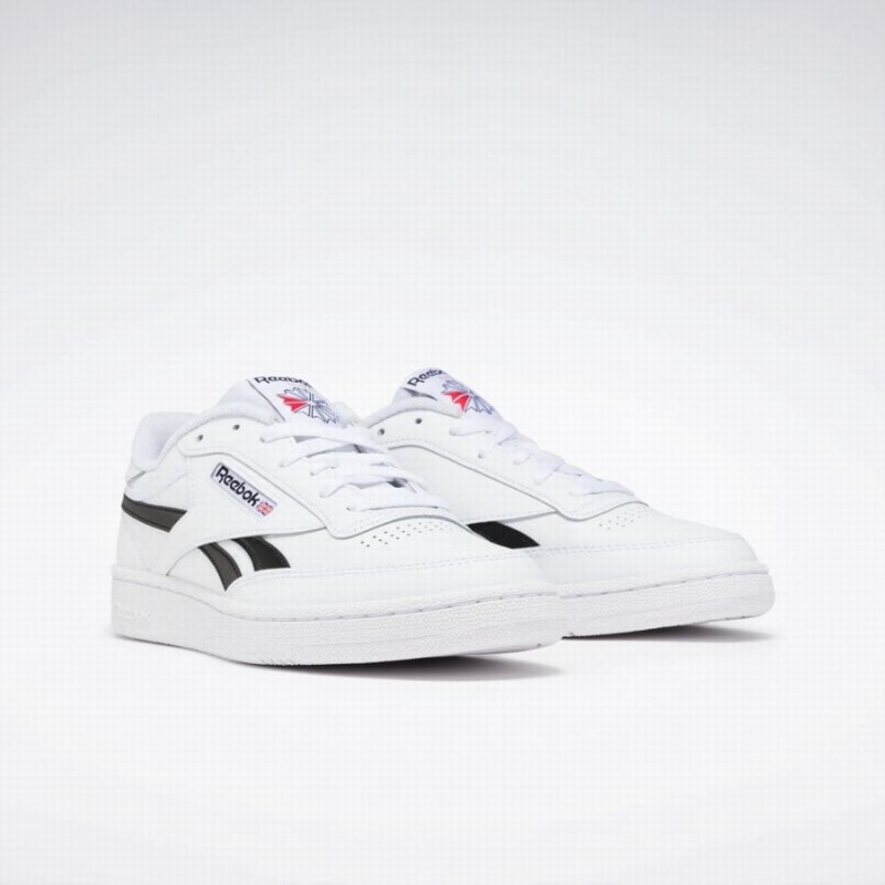 Reebok Club C Revenge Sneaker Men's Shoes White Black | OTT9384DV