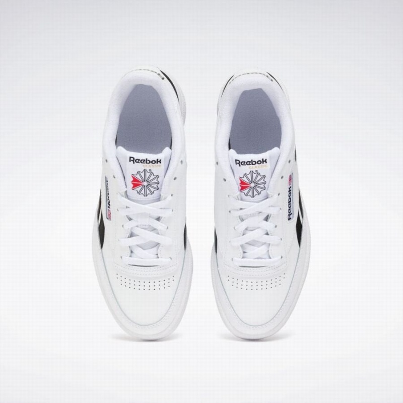 Reebok Club C Revenge Sneaker Men's Shoes White Black | OTT9384DV