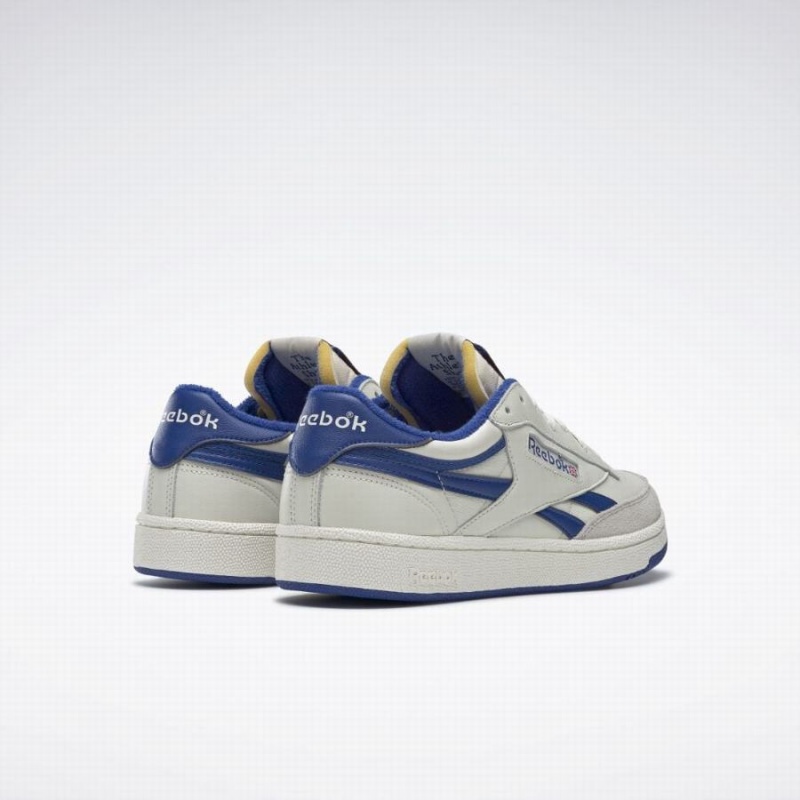Reebok Club C Revenge Vintage Men's Shoes White Blue Red | OJV5170AL