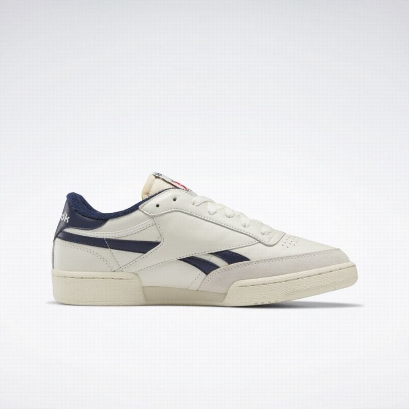 Reebok Club C Revenge Vintage Men's Shoes White Navy | SVK10055ES