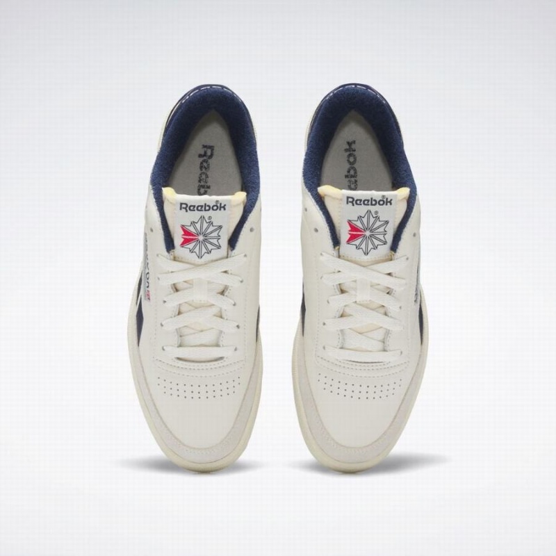 Reebok Club C Revenge Vintage Men's Shoes White Navy | SVK10055ES