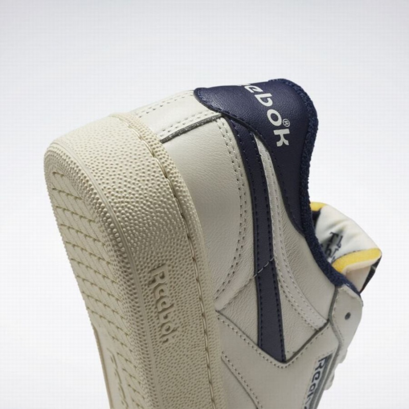 Reebok Club C Revenge Vintage Men's Shoes White Navy | SVK10055ES
