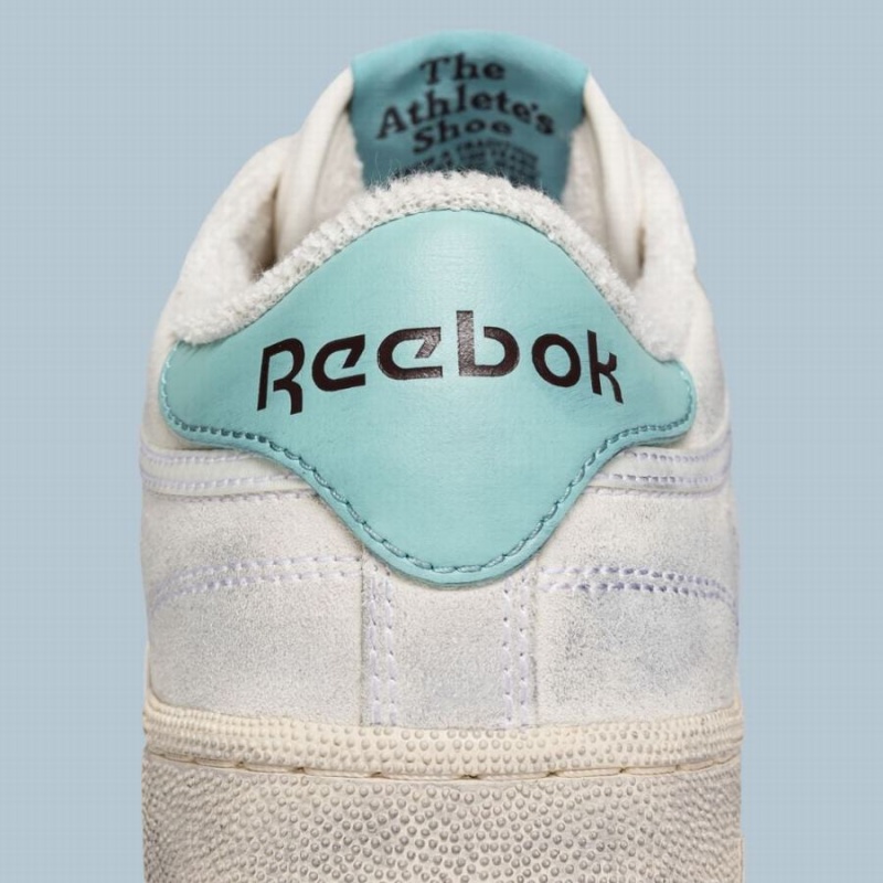 Reebok Club C Vintage Men's Shoes White Light Blue | RWX6987AL