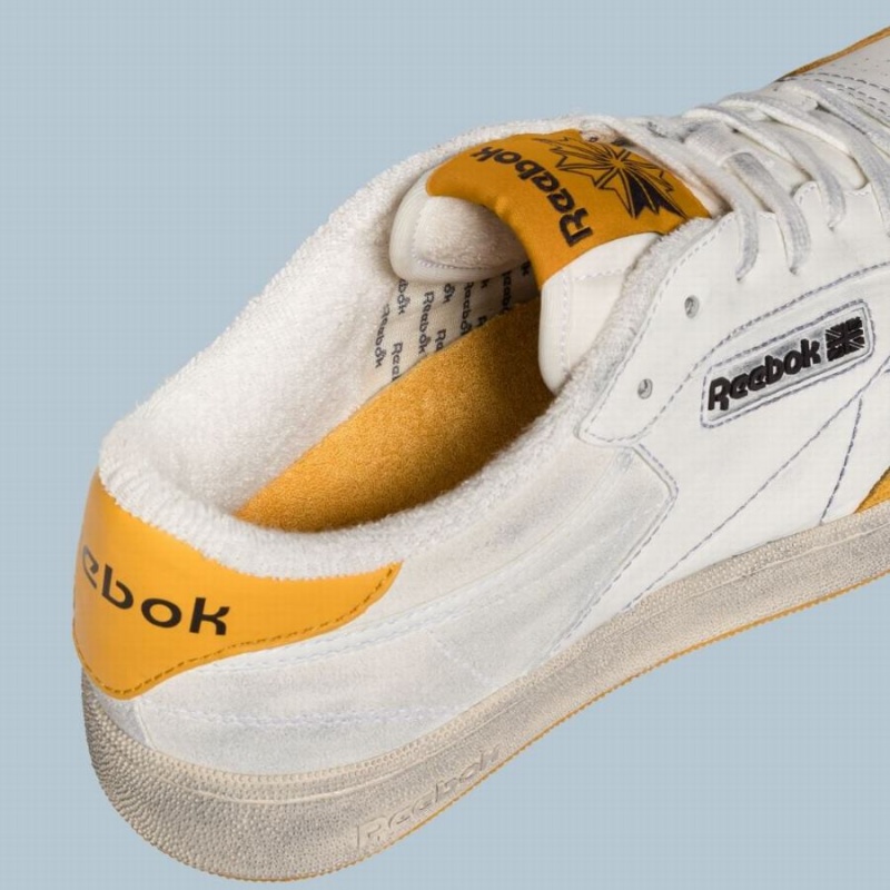 Reebok Club C Vintage Men's Shoes White Mango | XOR6026FD