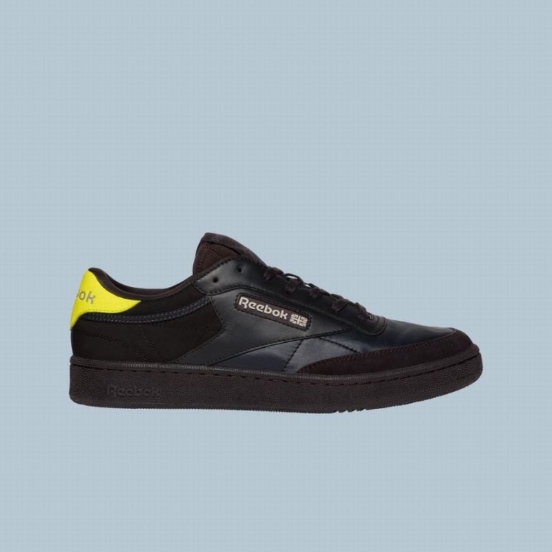 Reebok Club C Women\'s Shoes Dark Blue Green Yellow | YOJ9266TV