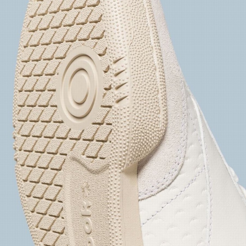 Reebok Club C Women's Shoes White Purple | FPO655UH