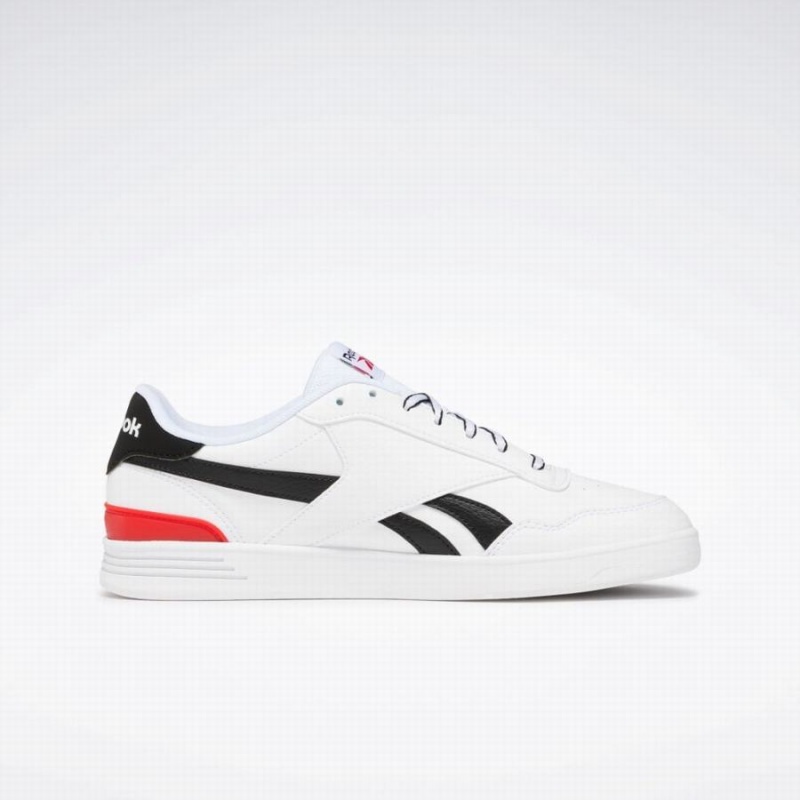 Reebok Court Advance Clip Women's Lifestyle Shoes White Black Red | OVB48VK