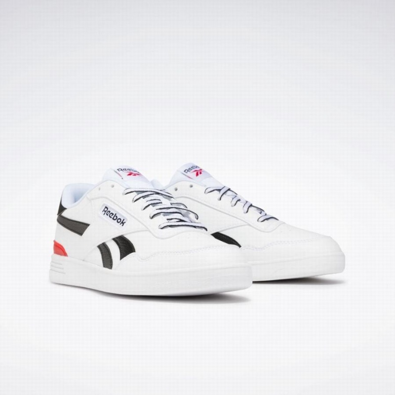 Reebok Court Advance Clip Women's Lifestyle Shoes White Black Red | OVB48VK