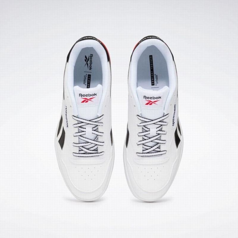 Reebok Court Advance Clip Women's Lifestyle Shoes White Black Red | OVB48VK