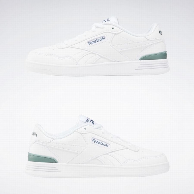 Reebok Court Advance Clip Women's Lifestyle Shoes White Blue | ARY7345VF