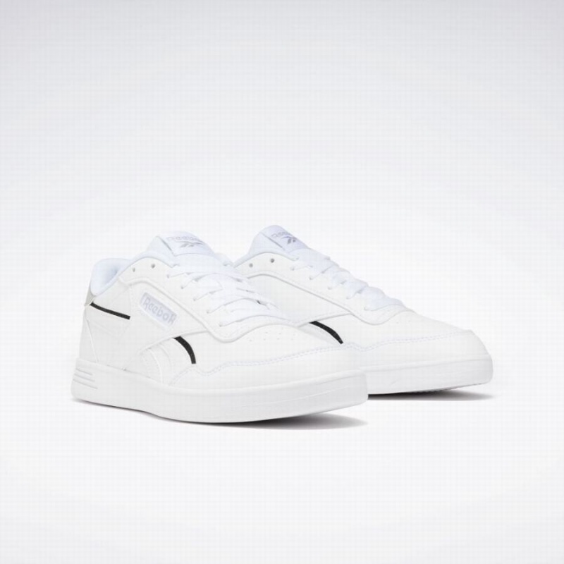 Reebok Court Advance Vegan Men's Lifestyle Shoes White Black Grey | IDJ2331SF