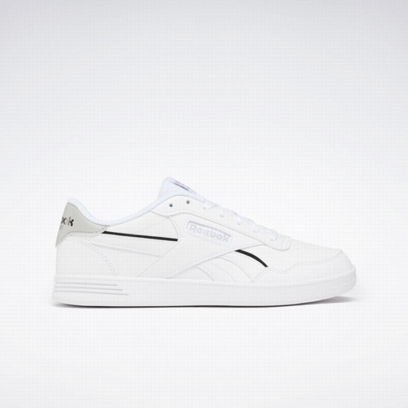 Reebok Court Advance Vegan Men\'s Lifestyle Shoes White Black Grey | IDJ2331SF