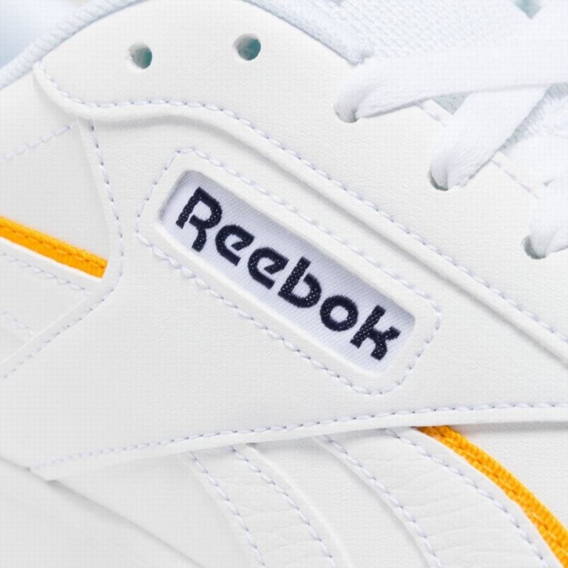 Reebok Court Advance Vegan Men's Lifestyle Shoes White Navy Gold | AKD9188NB