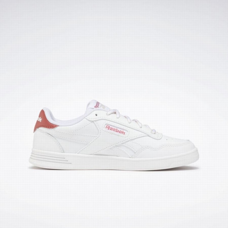 Reebok Court Advance Women's Lifestyle Shoes White Rose | WEK1034OR