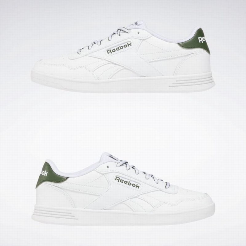 Reebok Court Advance Women's Lifestyle Shoes White Green Grey | AOF2878KW