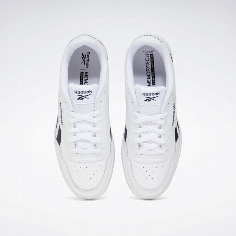 Reebok Court Advance Women's Lifestyle Shoes White Navy | GKF5150RW