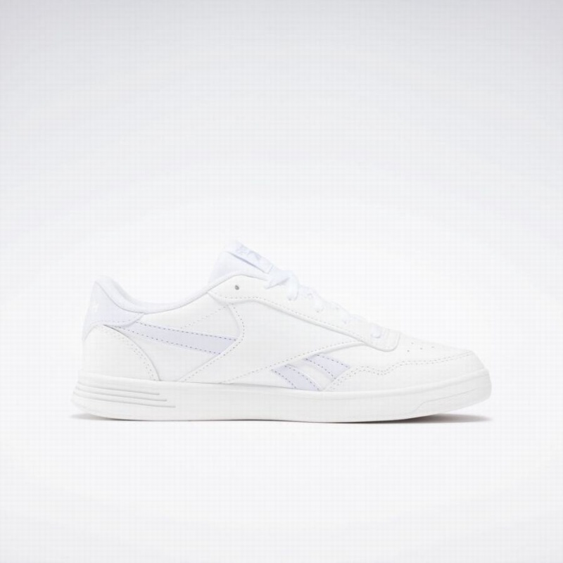 Reebok Court Advance Women's Lifestyle Shoes White Purple | FIS5461BC