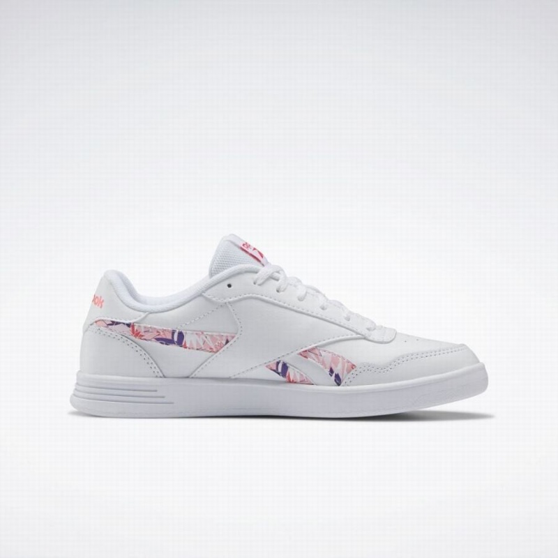 Reebok Court Advance Women's Lifestyle Shoes White Pink | XYG2340UT