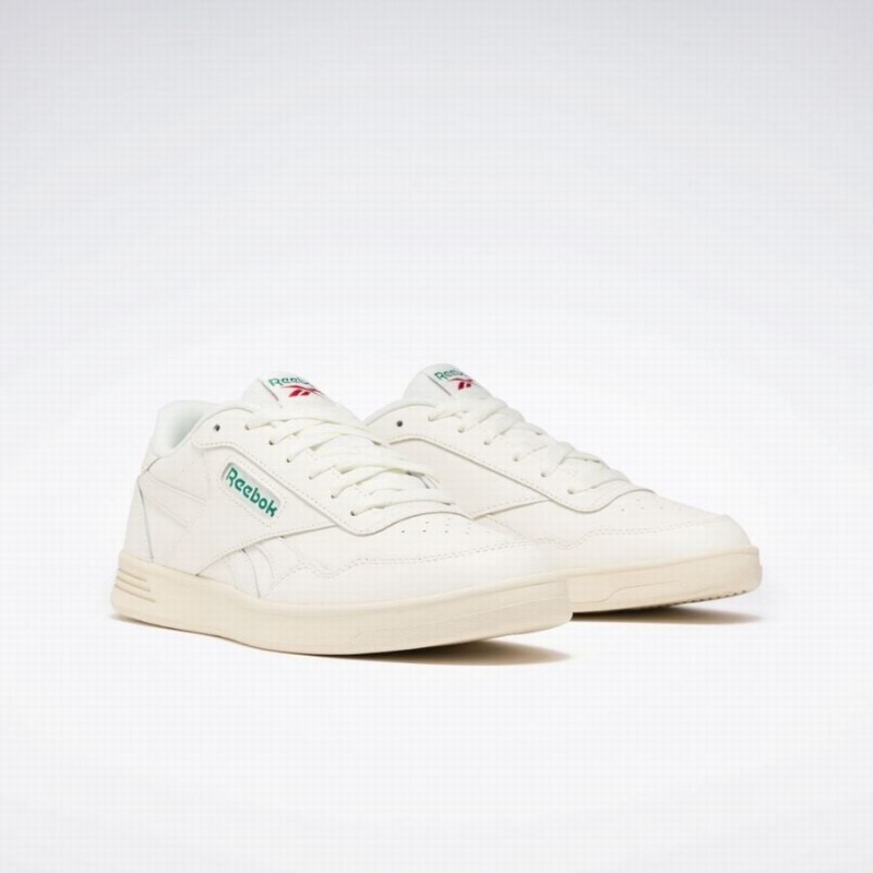 Reebok Court Advance Women's Lifestyle Shoes White Dark Green Red | HTA1348RE