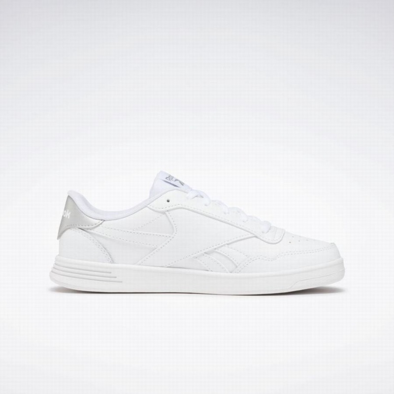 Reebok Court Advance Women's Lifestyle Shoes White Silver Metal | BKA11100ZZ