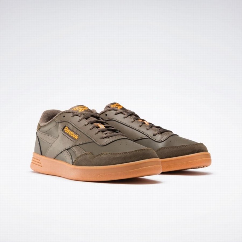 Reebok Court Advance Women's Lifestyle Shoes Brown Orange | ZKN5399NN