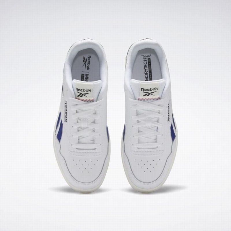 Reebok Court Advance Women's Lifestyle Shoes White Deep Blue | VZP1392TG