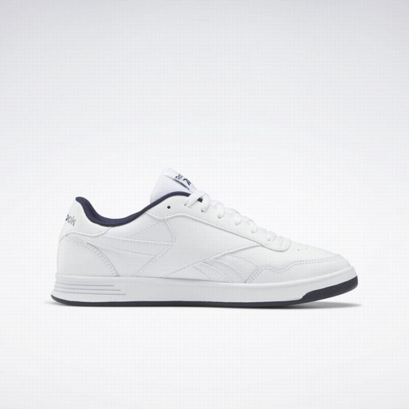 Reebok Court Advance Women's Lifestyle Shoes White Navy | MQO1832AF