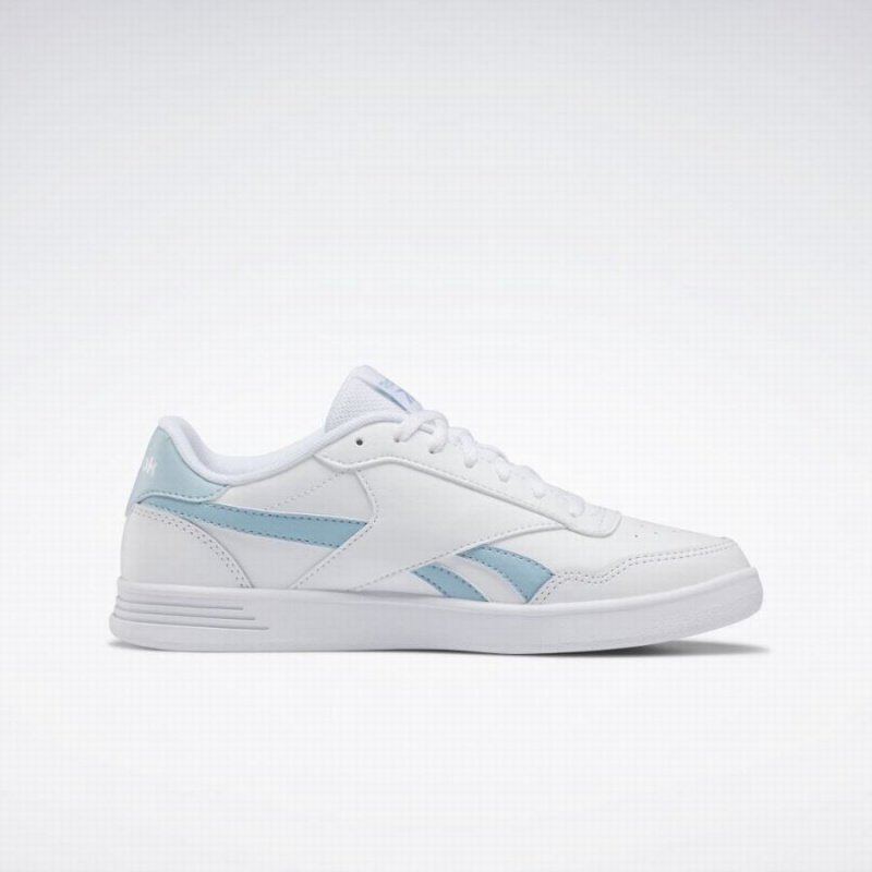 Reebok Court Advance Women's Lifestyle Shoes White Blue | EBI6980RL