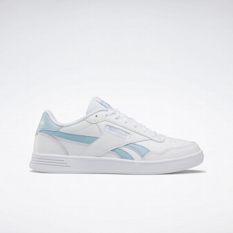 Reebok Court Advance Women\'s Lifestyle Shoes White Blue | EBI6980RL
