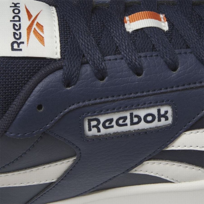 Reebok Court Advance Women's Lifestyle Shoes Navy Orange White | BAY6535RU