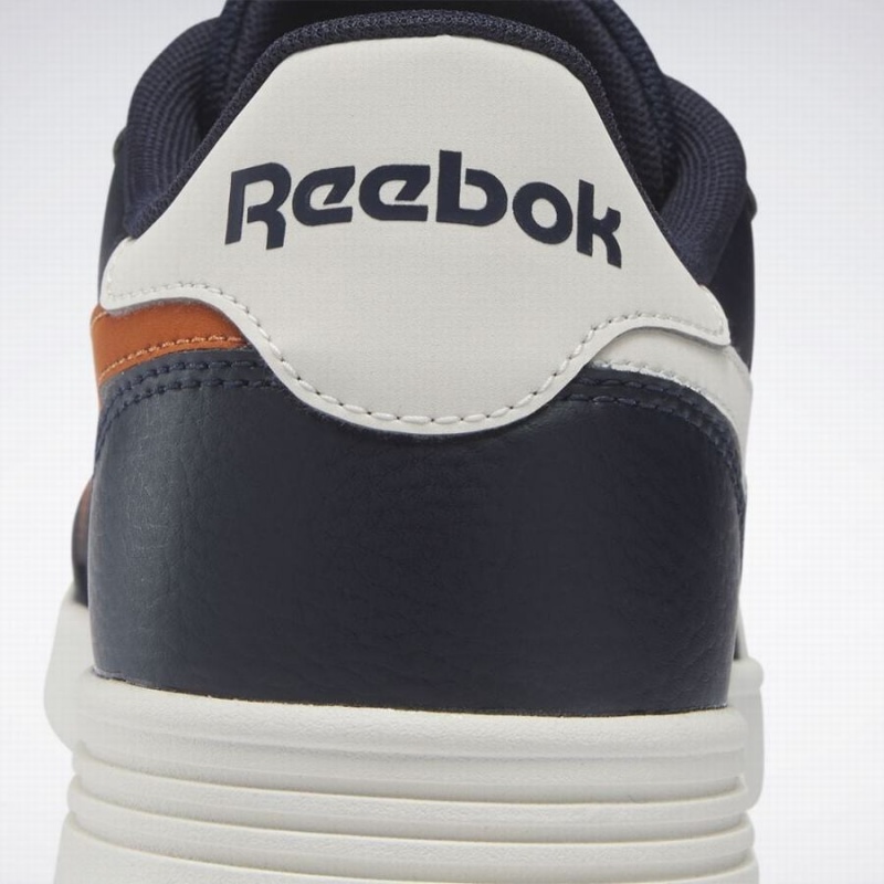 Reebok Court Advance Women's Lifestyle Shoes Navy Orange White | BAY6535RU