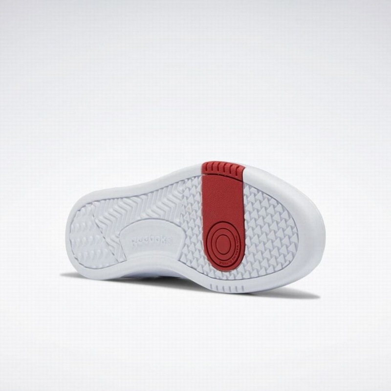 Reebok Court Peak Men's Lifestyle Shoes White Grey Red | USE3289GL