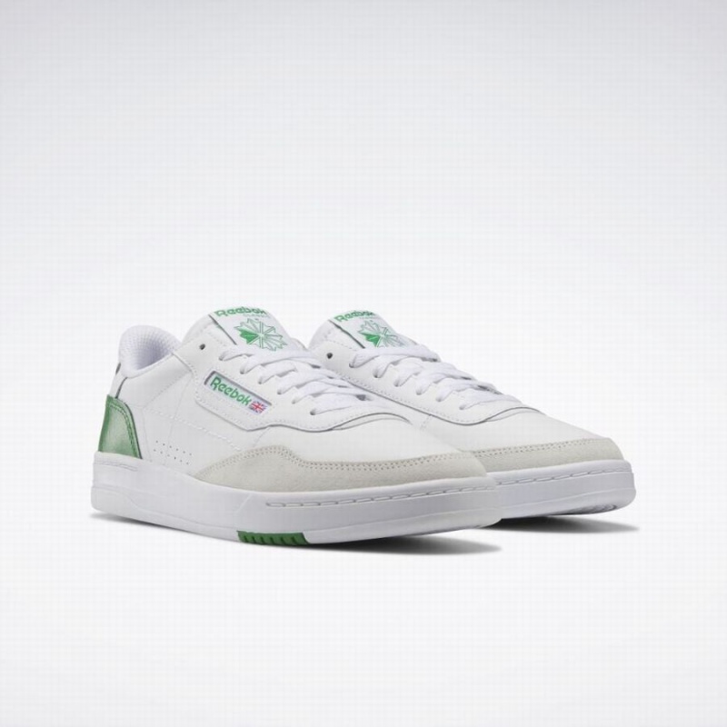 Reebok Court Peak Men's Lifestyle Shoes White Grey Green | HYY6055LD
