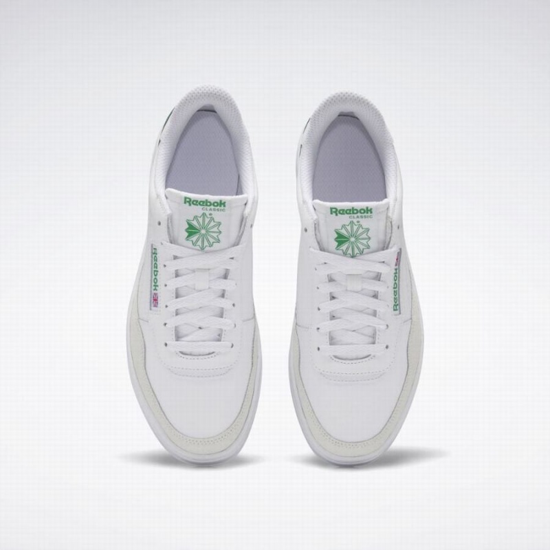 Reebok Court Peak Men's Lifestyle Shoes White Grey Green | HYY6055LD
