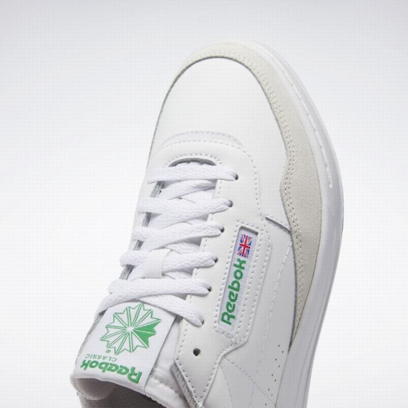 Reebok Court Peak Men's Lifestyle Shoes White Grey Green | HYY6055LD
