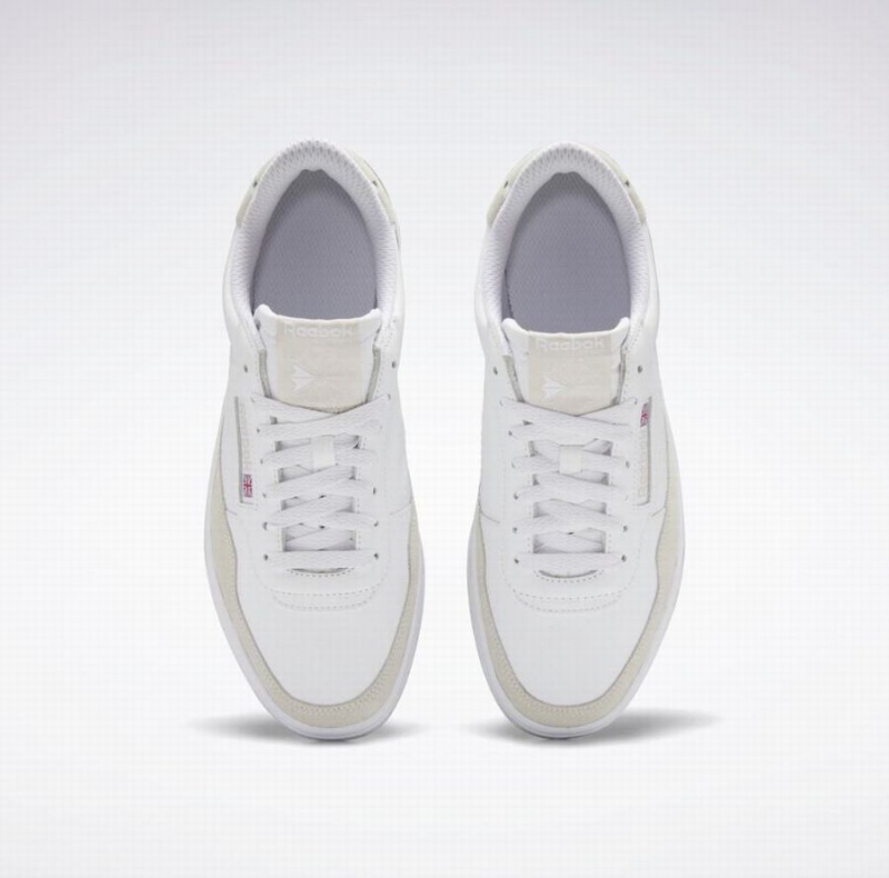 Reebok Court Peak Women's Lifestyle Shoes White Grey | CZC3067KE