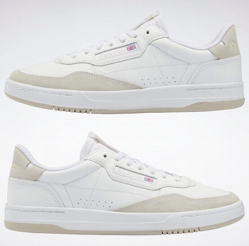 Reebok Court Peak Women's Lifestyle Shoes White Grey | CZC3067KE