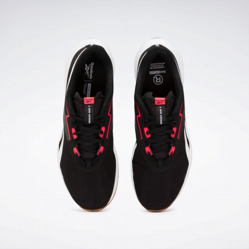 Reebok Energen Run 3 Men's Running Shoes Black White Pink | KFM7855UI