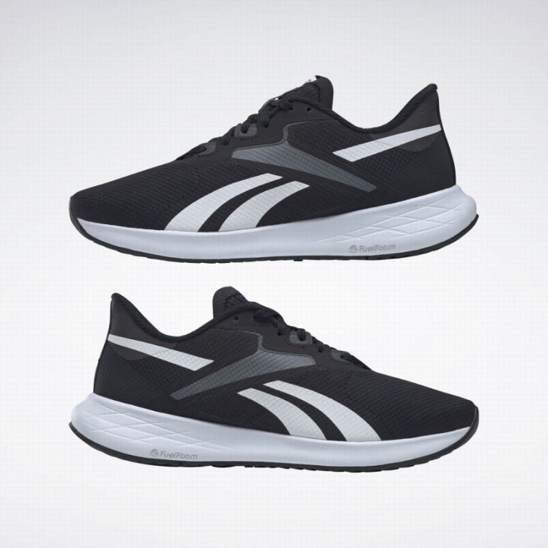 Reebok Energen Run 3 Men's Running Shoes Black White Grey | JQT921XP