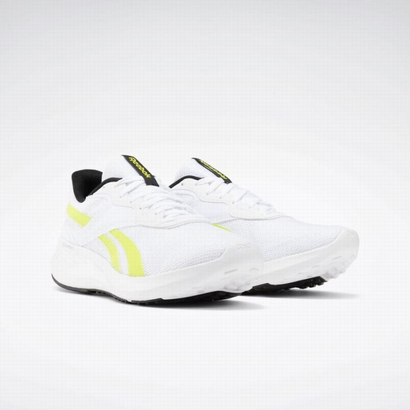 Reebok Energen Tech Men's Running Shoes White Black Light Green | PDX2852YP