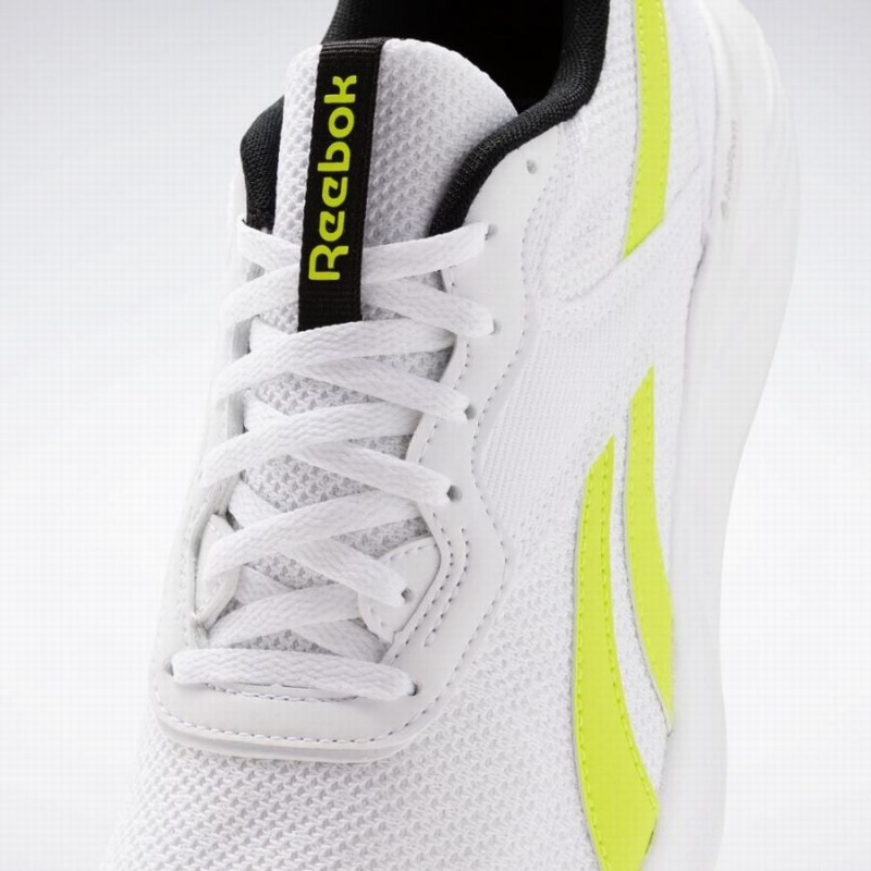 Reebok Energen Tech Men's Running Shoes White Black Light Green | PDX2852YP